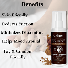 Vigini Intimate Chocolate Lubricant Personal Lube Water Based Gel - 50ml