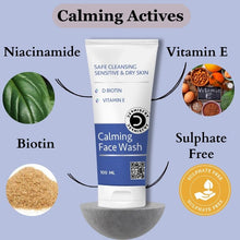 Dermistry Face Wash for Sensitive Dry Skin with Biotin and Vitamin E - 100ml