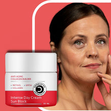 Dermistry Anti-Aging Day Cream with SPF30, Collagen Builder, Retinol, Hyaluronic Acid - Nourishing Age-Protect Formula - 50ml