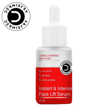 Dermistry Intense Anti-Aging Face Serum with Retinol Hyaluronic Acid for Wrinkle Free Skin - 30ml