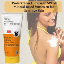 Dermistry Natural Mineral Sunscreen for Sensitive Skin Children SPF 50 UVA UVB PA+++ Protection - 50ml