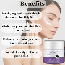 Dermistry Oil-free Hydra Nourishing Mattifying Moisturizer with Green Tea Vitamin C - 50ml