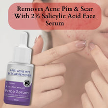 Dermistry Anti-Acne Serum with 2% Salicylic Acid, Niacinamide Vitamin C for Pits, Scars, Dark Spots - 30ml