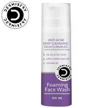 Dermistry Anti-Acne, Pimple Remover Face Wash with 2% Salicylic Acid - 150ml