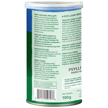 Organic India Whole Husk Psyllium Isabgol Natural Dietary Fiber, 100 g