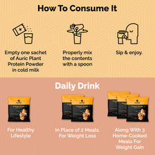 Auric Vegan Protein Powder Shake - 8 Sachets