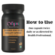 Vigini Hammer King Gold Shilajit Capsule