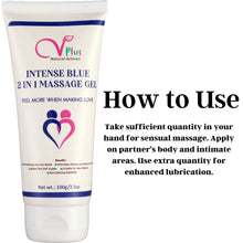 Vigini Intense Blue 2 in 1 Massage Gel