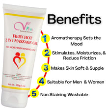 Vigini Fiery Hot 2 in 1 Massage Gel