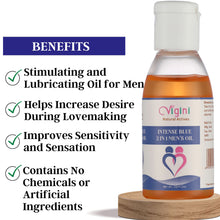 Vigini Intense Blue 2 In 1 Men's Oil
