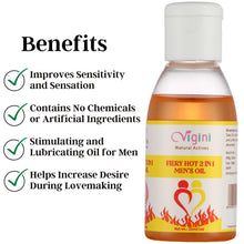 Vigini Fiery Hot 2 In 1 Men's  Oil