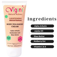 Vigini Lightening Brightening Body Polishing Cream