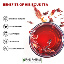 Pali Farms Hibiscus Tea - Preimum Hibiscus Flowers Tissane 60 GM