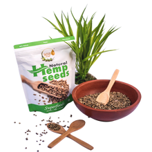 HEMP SEEDS - Rich in Omega Fatty Acids | Lowers Cholesterol | Vegan and Gluten-free