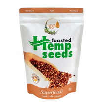 HEMP TOASTED SEEDS - Rich in Omega Fatty Acids | Lowers Cholesterol | Vegan and Gluten-free