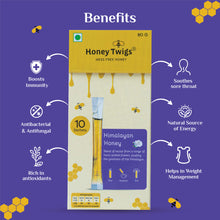 Honey Twigs Himalayan Honey 10 Twigs Pack - 80 GM