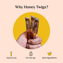 Honey Twigs Turmeric Infused Honey 10 Twigs Pack - 80 GM