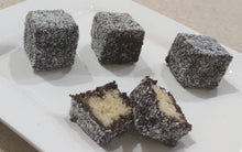 Homemade Eggless Chocolate Lamington Cake - Suvo.co