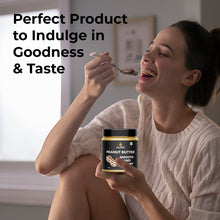 Auric High Protein Plant Based Peanut Butter Smooth & Creamy - made with Roasted Peanuts | Gluten and Lactose-free