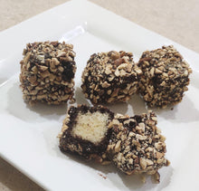 Homemade Eggless Roasted Almond & Cashew Lamington Cake - Suvo.co