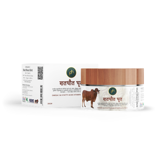 Prithvi Healthcare Organic Shata Dhauta Ghrita - the 100 Times Washed A2 Gir Cow Ghee 30 GM