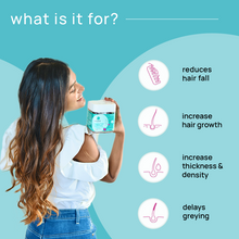Nyumi Happy Hair Gummies For Stronger Hair - Lush Strawberry Flavour