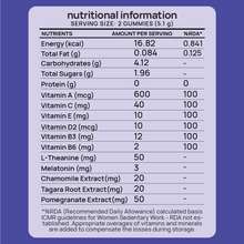 Nyumi Beauty Sleep Gummies For Restful Sleep - Exotic Blackberry Flavour