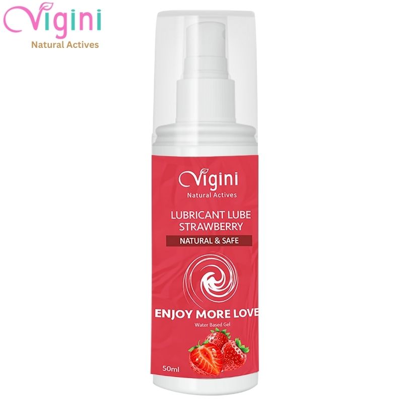 Vigini Intimate Strawberry Lubricant Water Based Massage Gel 50ml Suvo.co Vigini Intimate Strawberry Lubricant Water Based Massage Gel 50ml Suvo.co