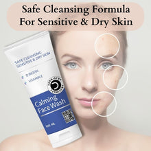 Dermistry Face Wash for Sensitive Dry Skin with Biotin and Vitamin E - 100ml