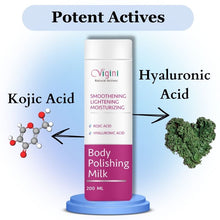 Vigini Skin Lightening Milk Lotion Moisturizer with Kojic Hyaluronic Acid - 200ml