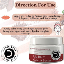 Dermistry Cocoa Butter Lip Care Tint Balm with Retinol SPF 10 for Glossy Lips - 15ml