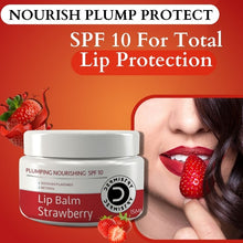 Dermistry Strawberry Lip Care Tint Balm with Retinol SPF 10 for Glossy Lips - 15ml