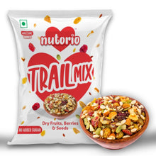 Nutorio Trail Mix, Healthy & Roasted Snack with Mix of Dry Fruits, Berries and Seeds 15 g (Pack of 15)