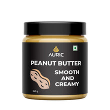 Auric High Protein Plant Based Peanut Butter Smooth & Creamy - made with Roasted Peanuts | Gluten and Lactose-free