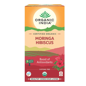 Organic India Moringa Hibiscus Infusion Bags