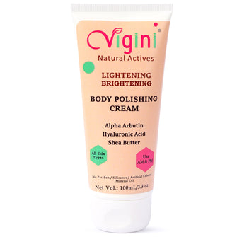 Vigini Lightening Brightening Body Polishing Cream