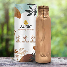 Auric Copper Bottle - 1 litre, for natural purification & wellness