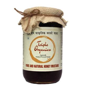 Triple Organics Pure Mustard Honey 500 gm - Suvo.co