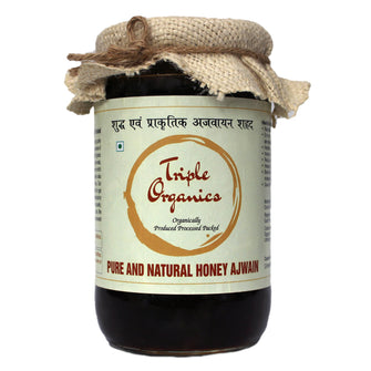 Triple Organics Pure Ajwain Honey 500 gm - Suvo.co