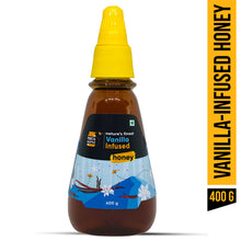 Nectworks Vanilla Infused Honey 400 GM (Squeezy Pack)
