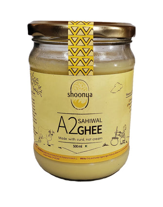 Shoonya A2 Sahiwal Ghee - Certified Organic
