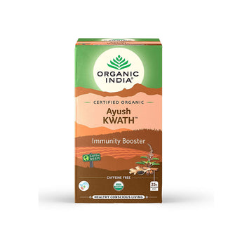 Organic India Ayush Kwath Infusion Bags with Tulsi, Cinnamon, Ginger & Black Pepper
