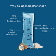 Laurik Collagen Booster Nutritional Coffee Flavour Supplement Powder for Men helps in Glowing Skin Health (Packet of 15 Sachets)