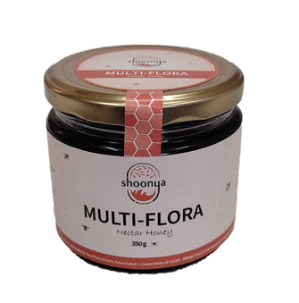 Shoonya Organic Multi-Flora Honey 350 GM - Certified Organic