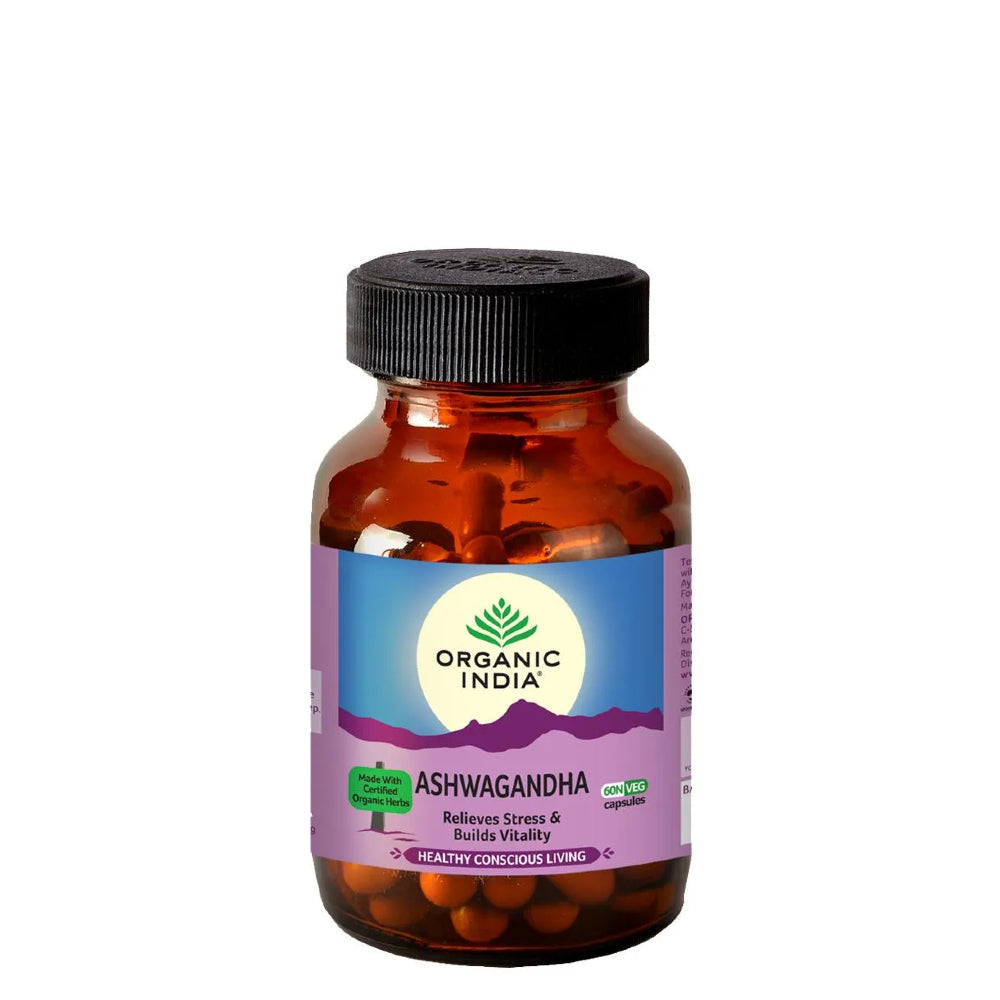 Buy Organic India Ashwagandha Capsule online on Suvo.co